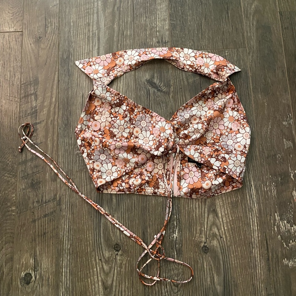Halter tie top